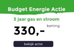 Budget energie kortingsactie Budget energie kortingsactie
