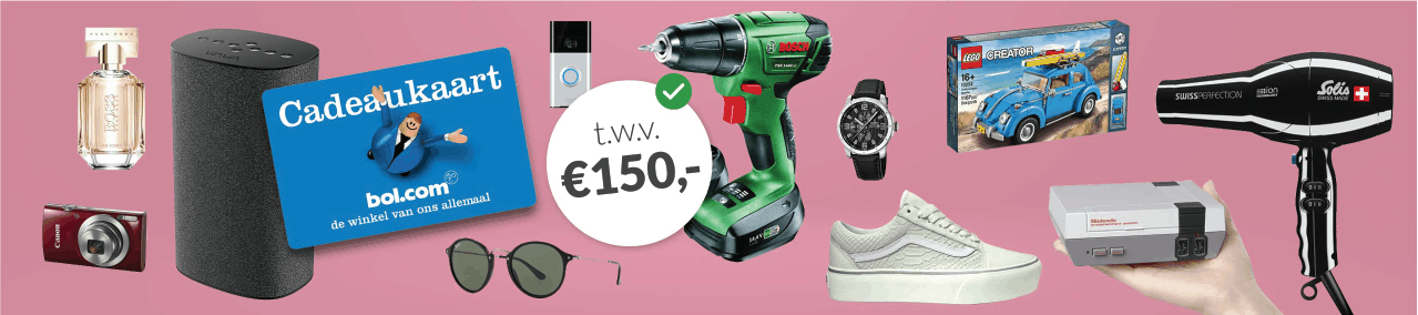 Essent Essent: € 150,- Bol.com cadeaubon actie