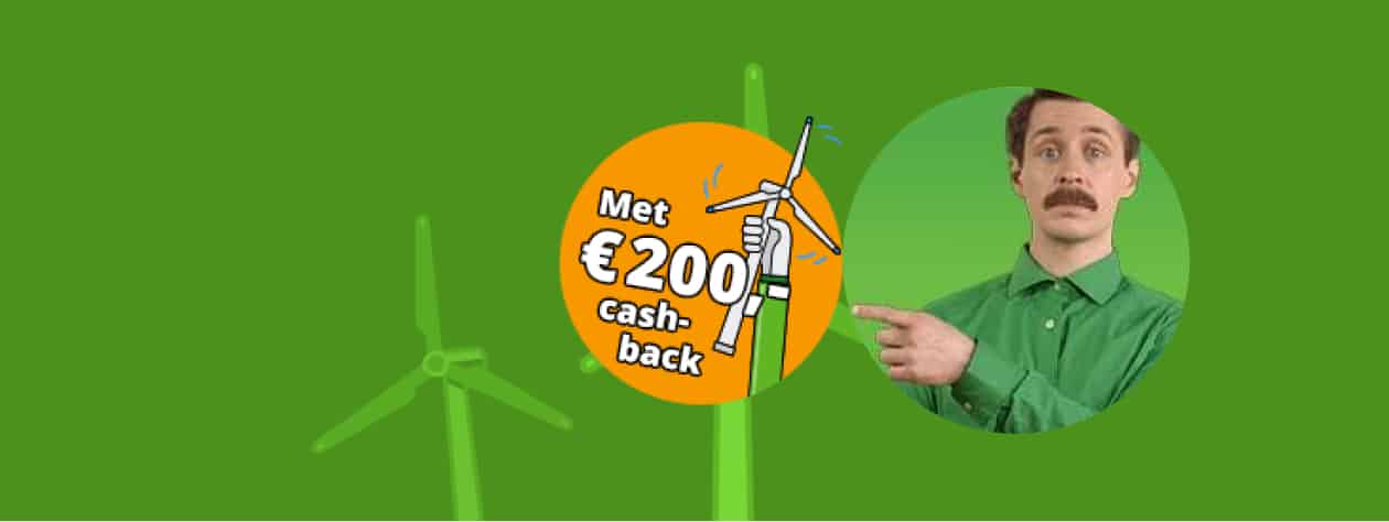 EnergieDirect Energiedirect.nl actie: € 200,- cashback